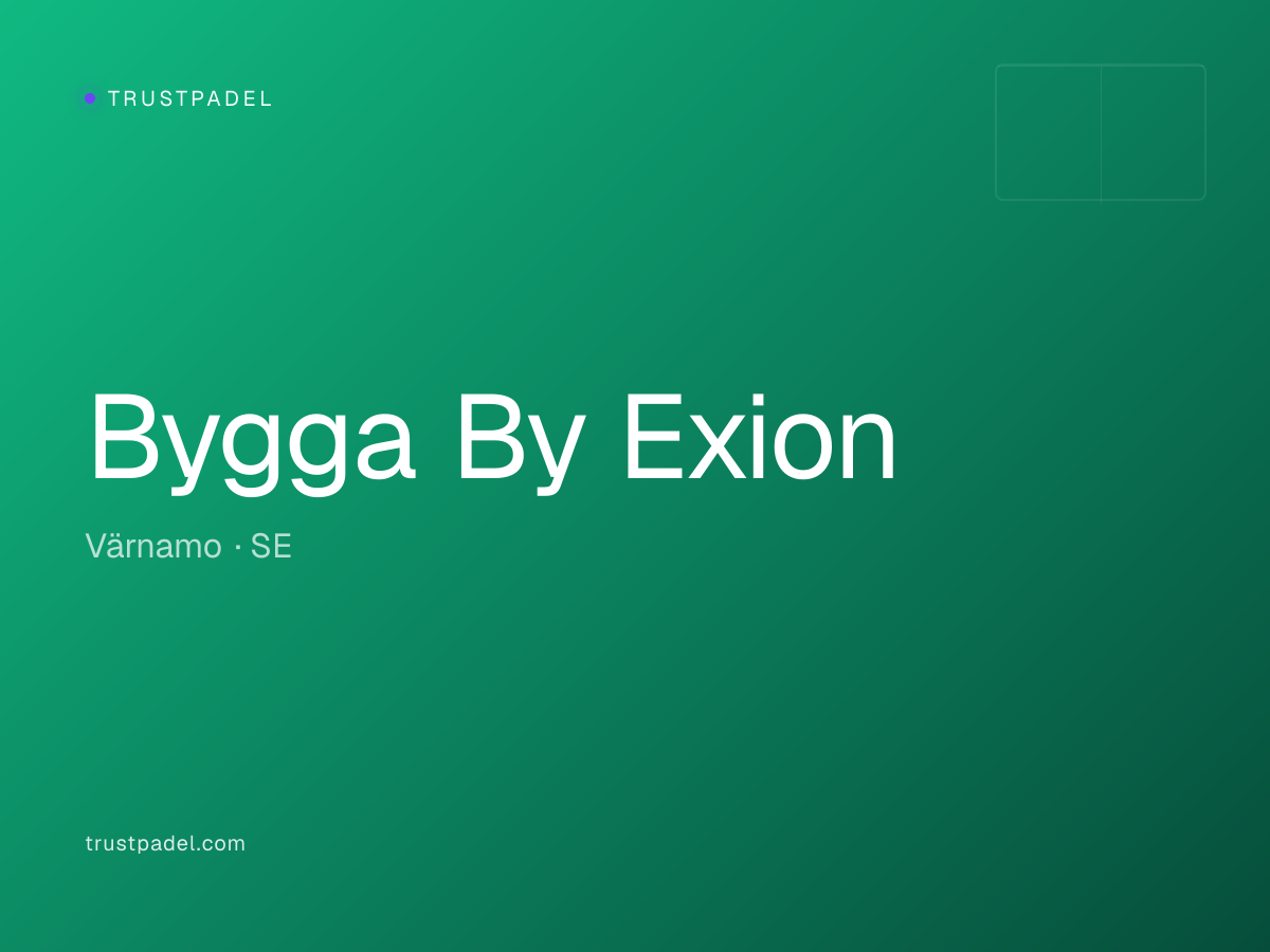 Bygga By Exion padel club