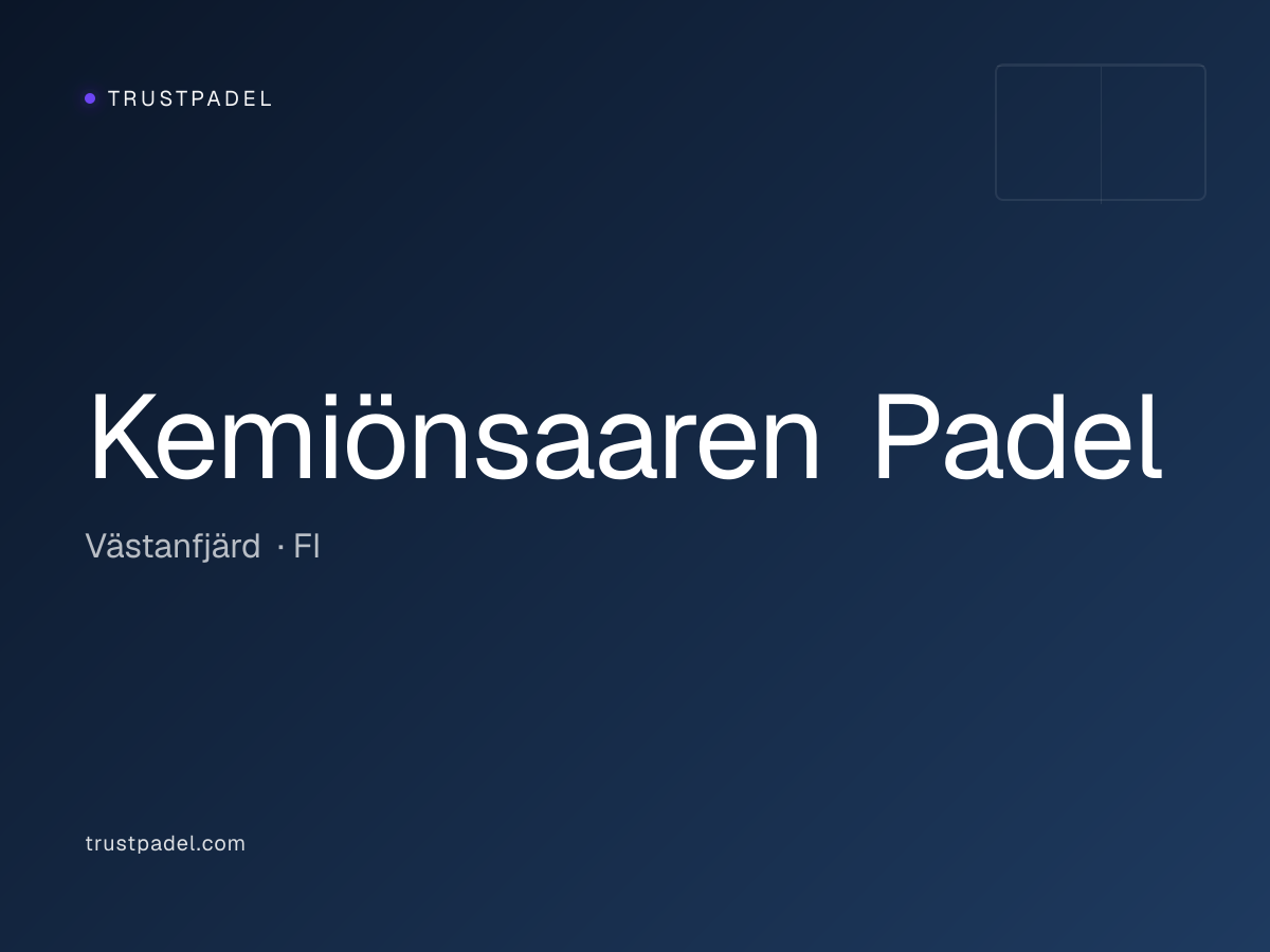 Kemiönsaaren Padel padel club