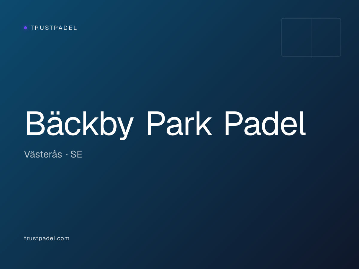 Bäckby Park Padel padel club