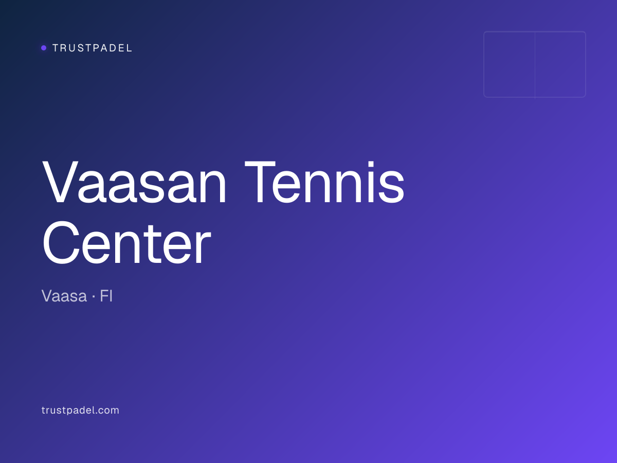 Vaasan Tennis Center padel club