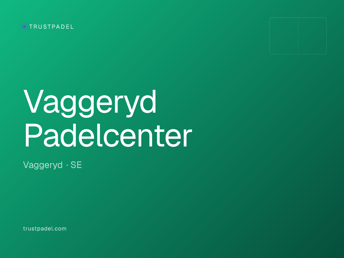 Vaggeryd Padelcenter padel club