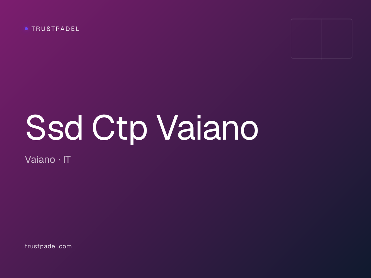 Ssd Ctp Vaiano padel club