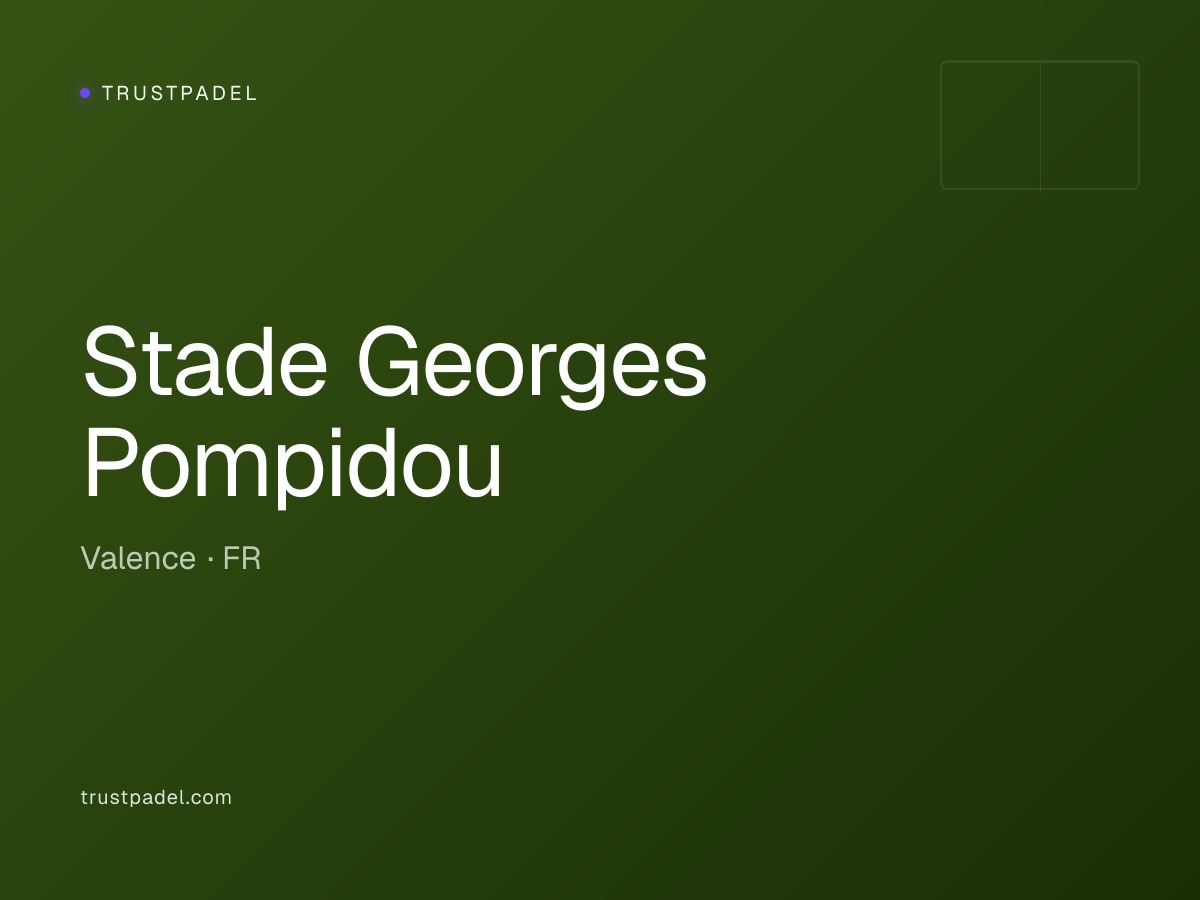 Stade Georges Pompidou padel club