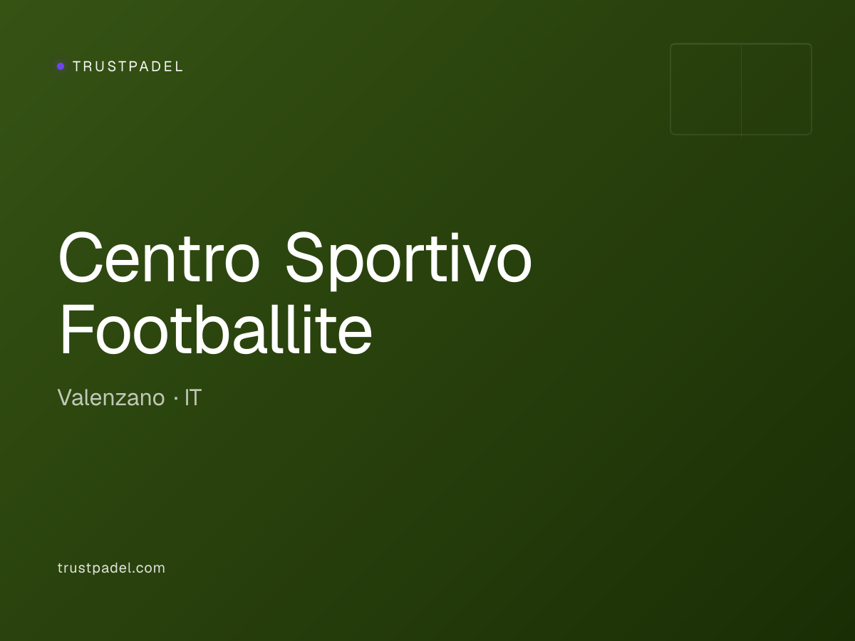 Centro Sportivo Footballite padel club