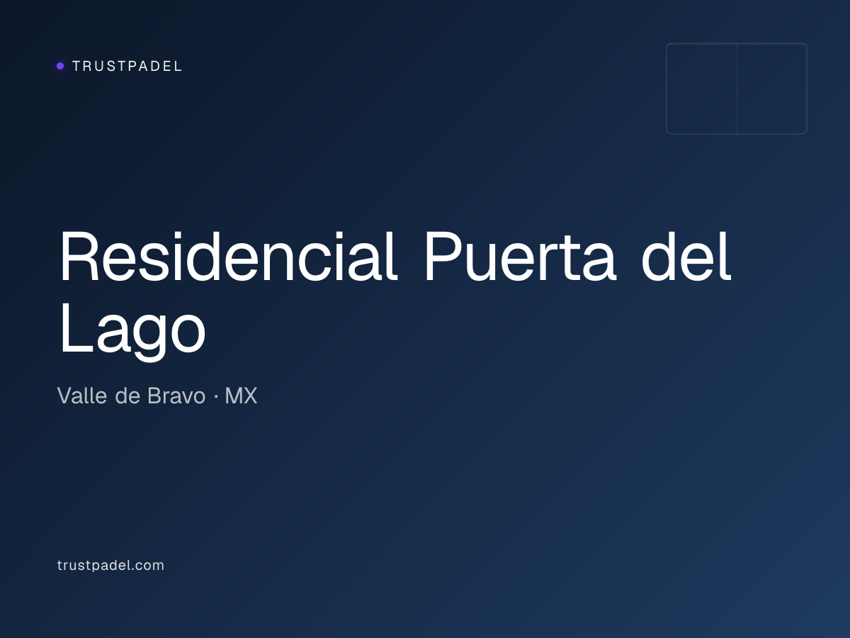 Residencial Puerta del Lago padel club