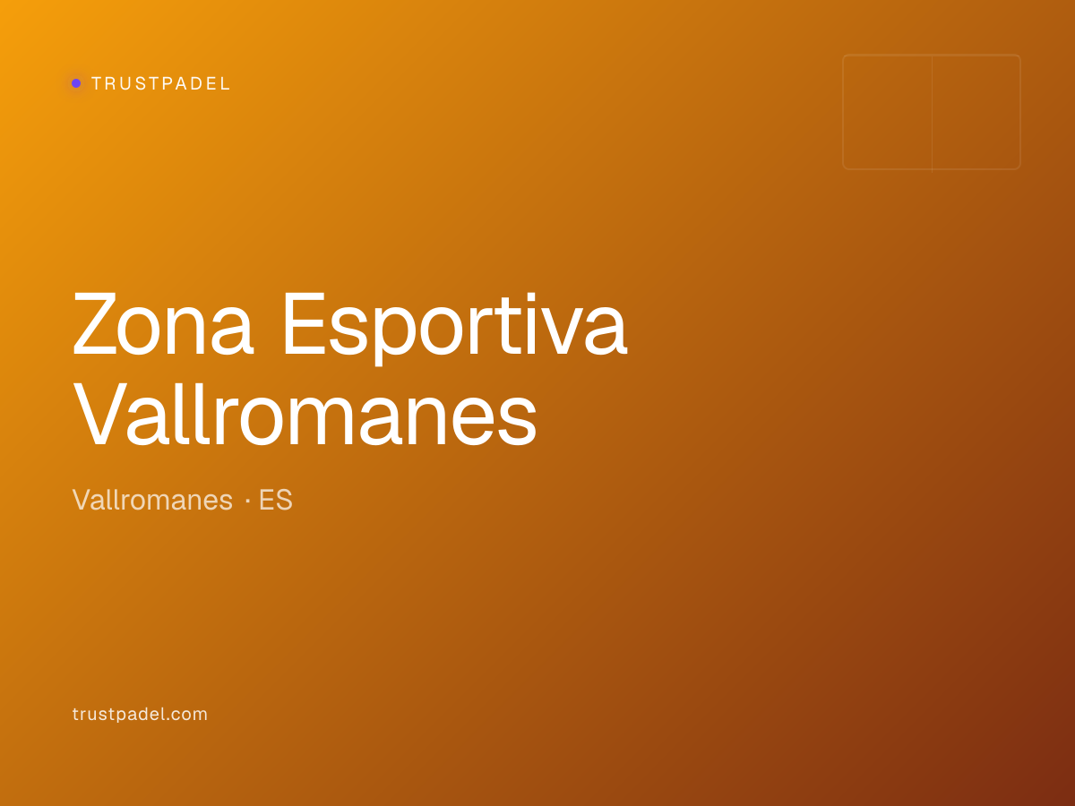 Zona Esportiva Vallromanes padel club