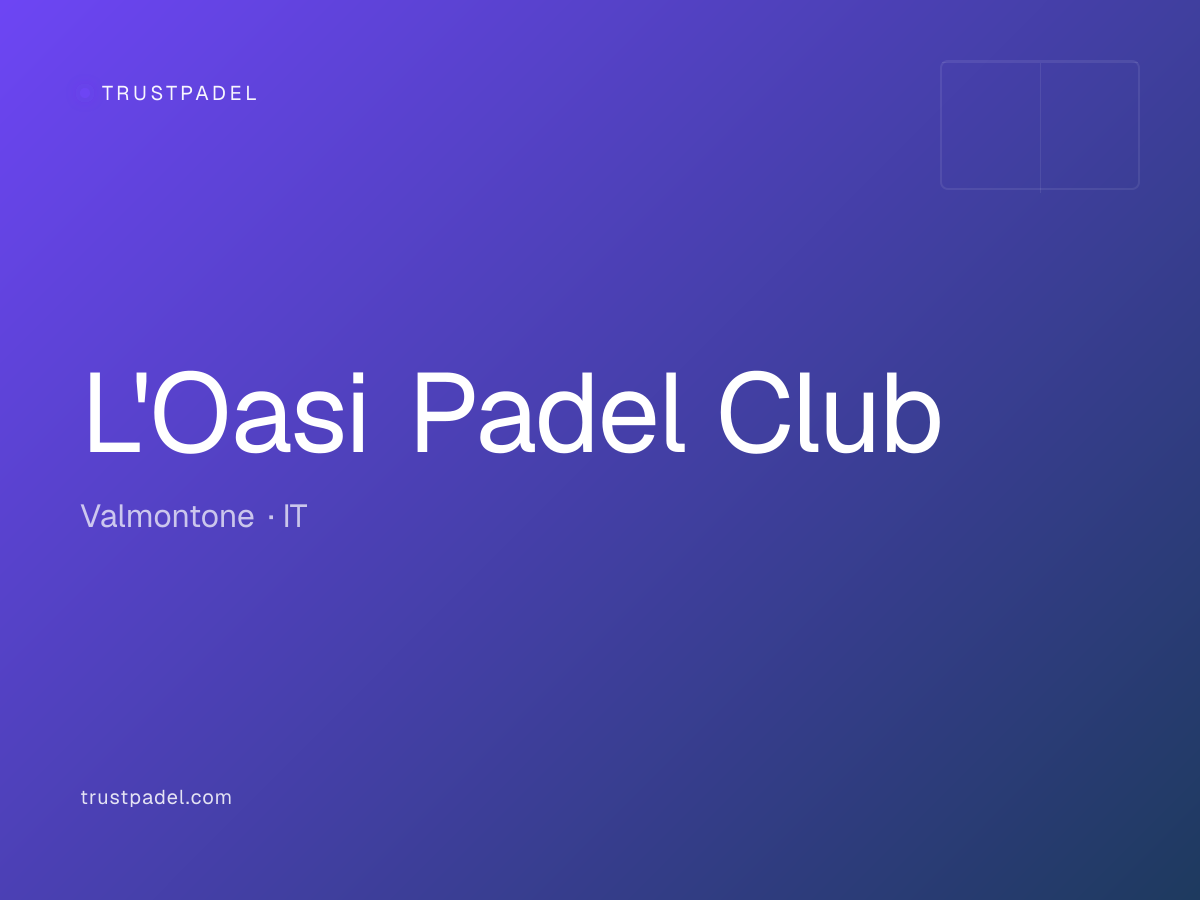 L'Oasi Padel Club padel club