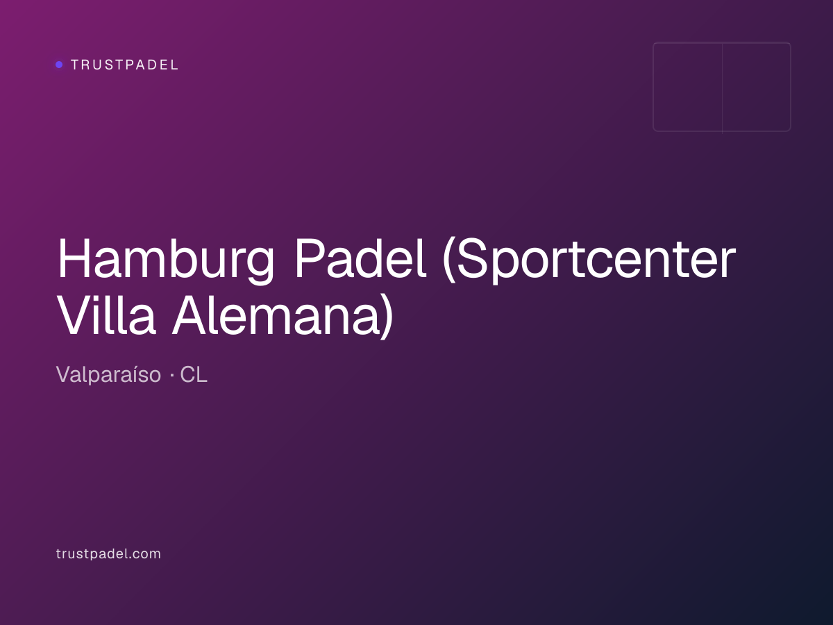 Hamburg Padel (Sportcenter Villa Alemana) padel club