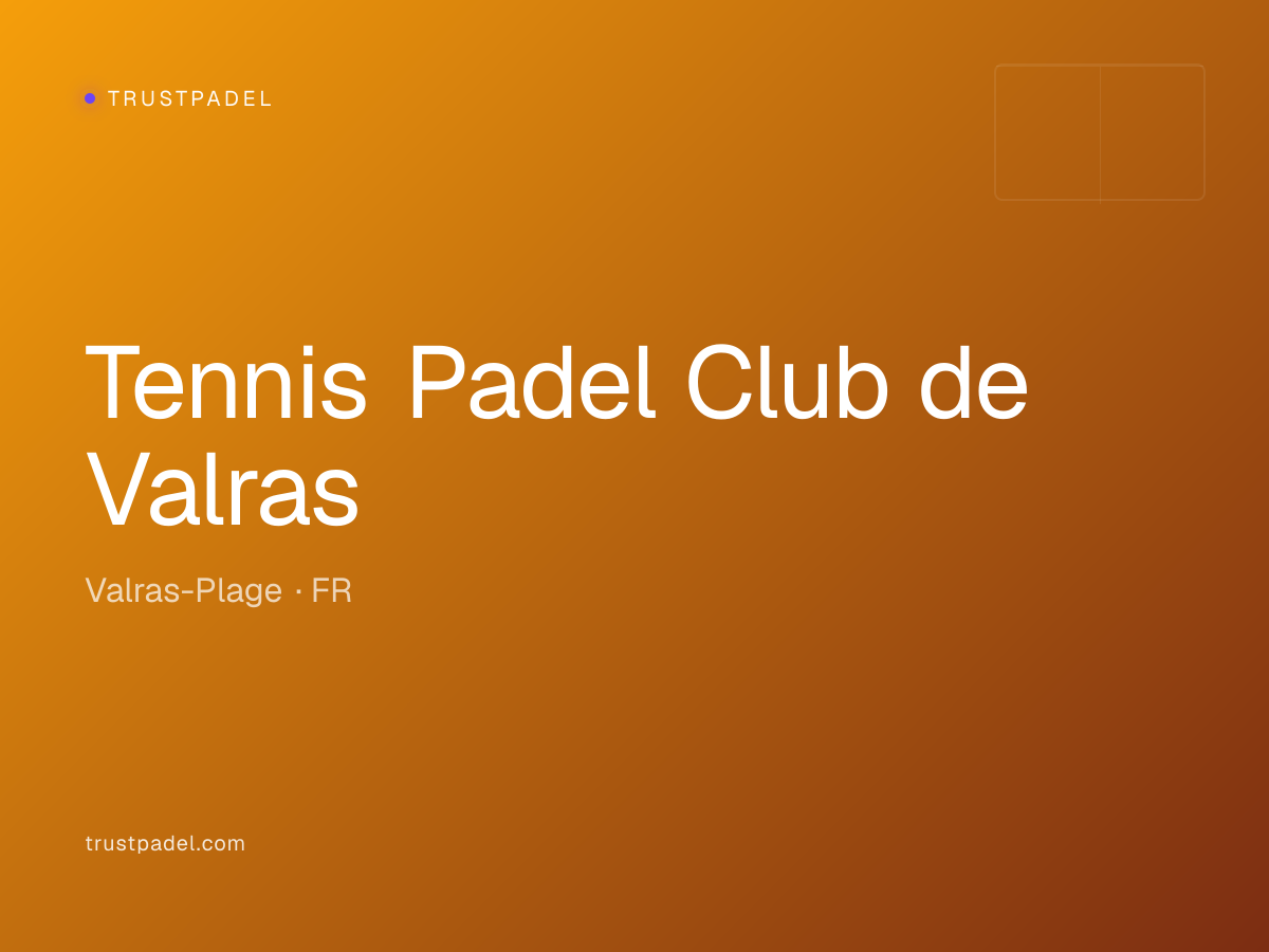 Tennis Padel Club de Valras padel club