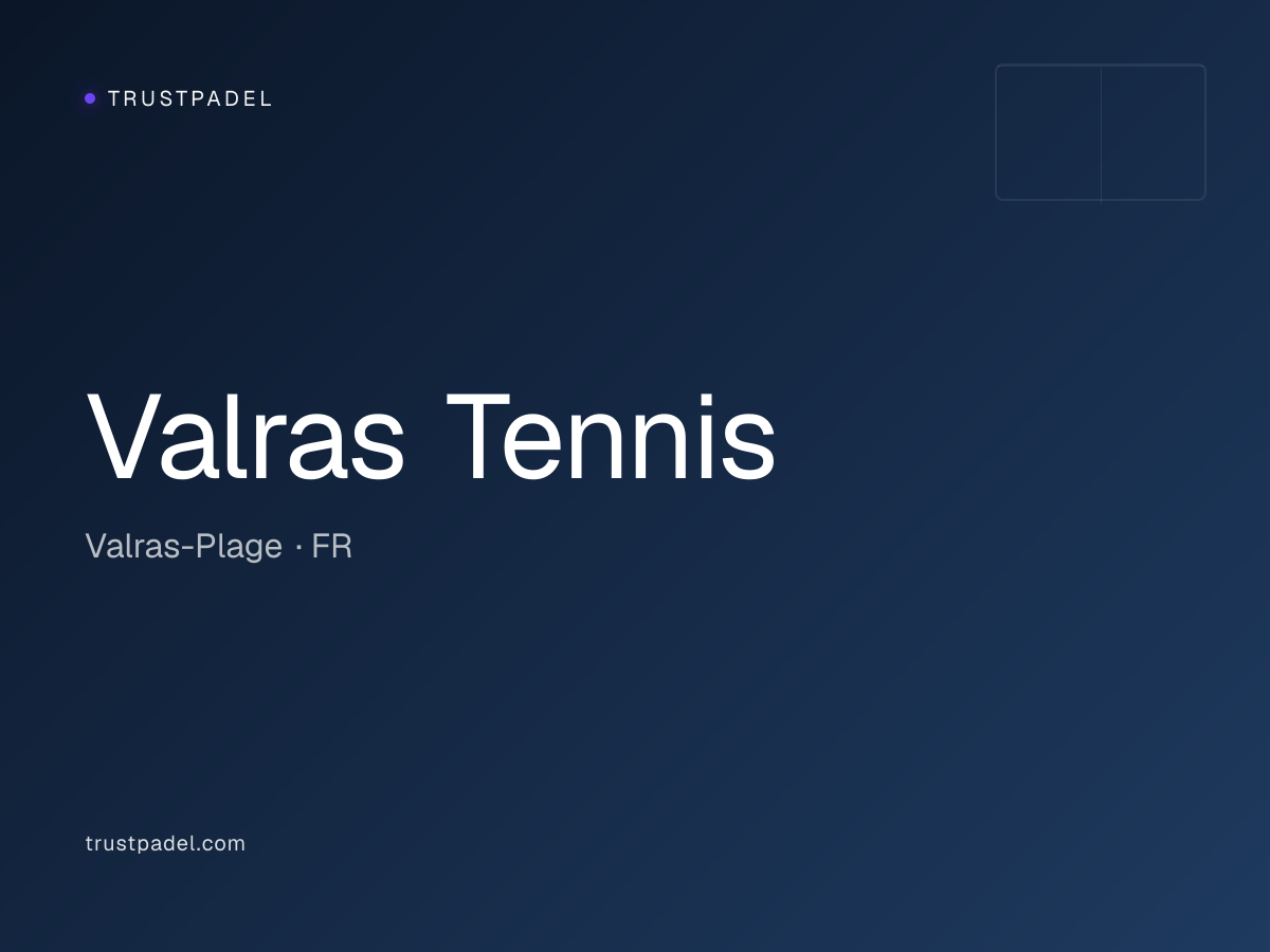 Valras Tennis padel club