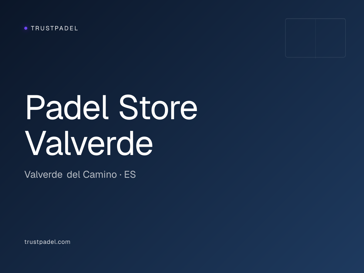 Padel Store Valverde padel club