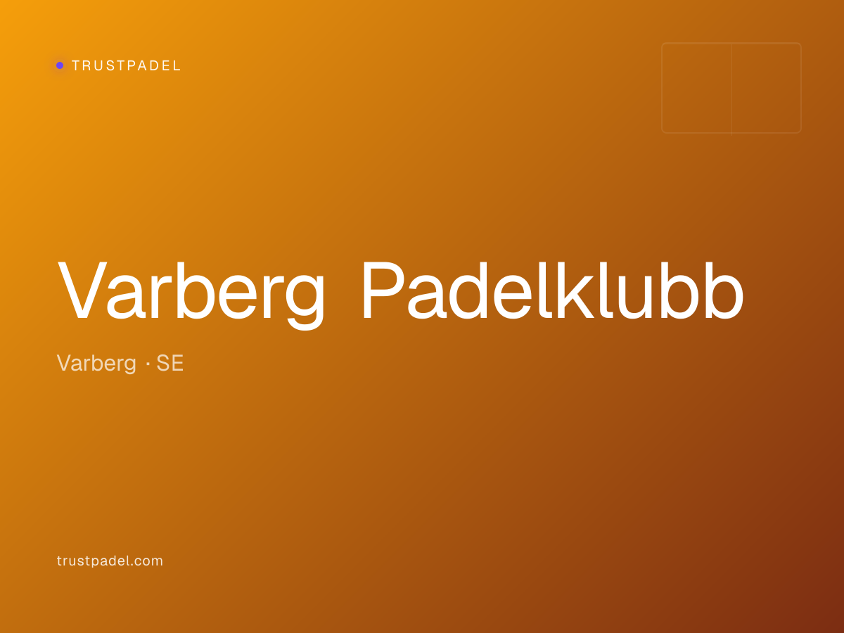 Varberg Padelklubb padel club