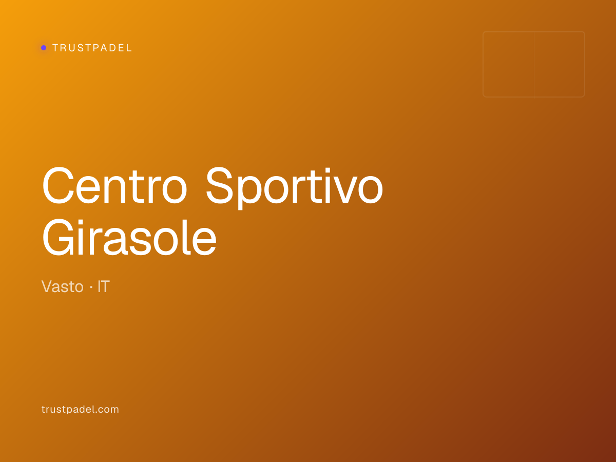Centro Sportivo Girasole padel club