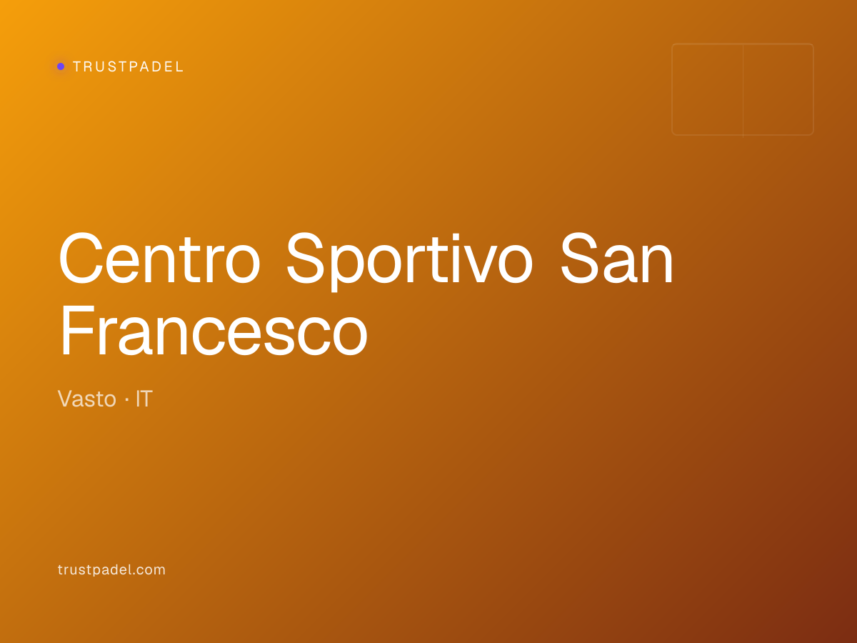 Centro Sportivo San Francesco padel club