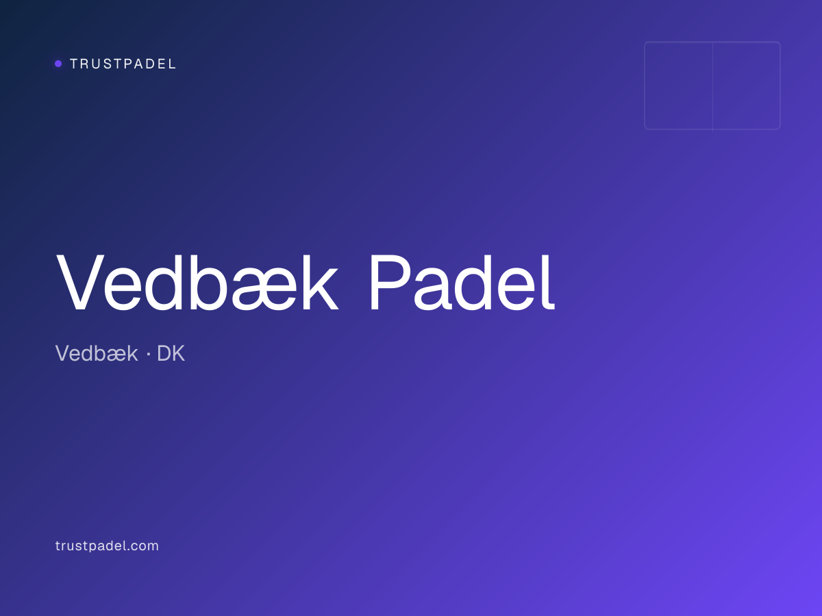 Vedbæk Padel padel club