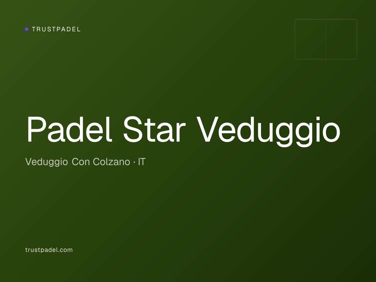 Padel Star Veduggio padel club