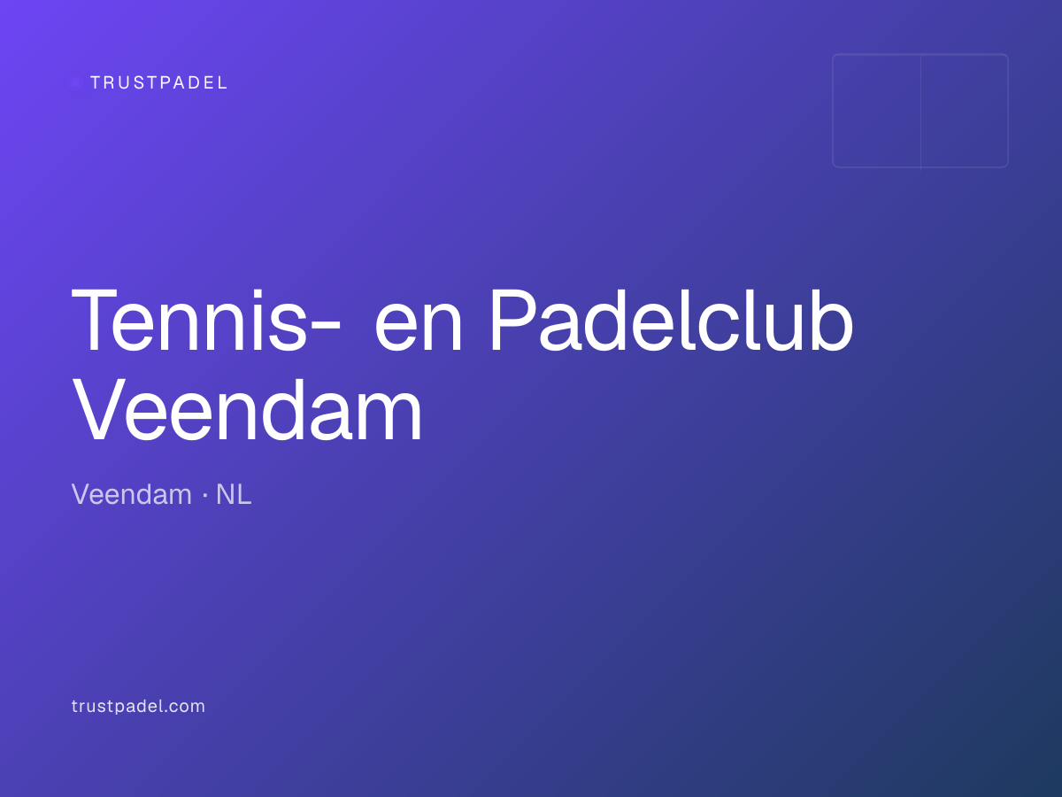 Tennis- en Padelclub Veendam padel club