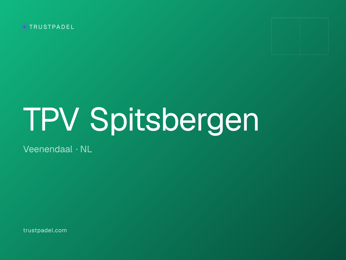 TPV Spitsbergen padel club