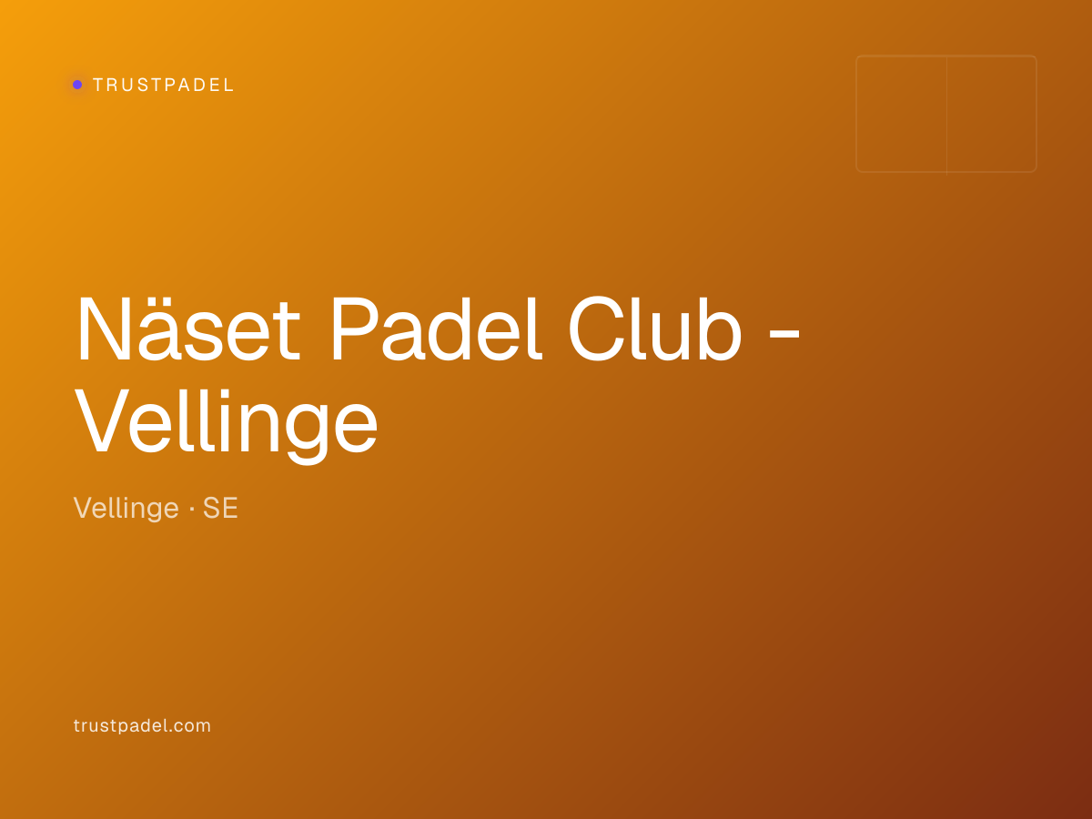 Näset Padel Club - Vellinge padel club