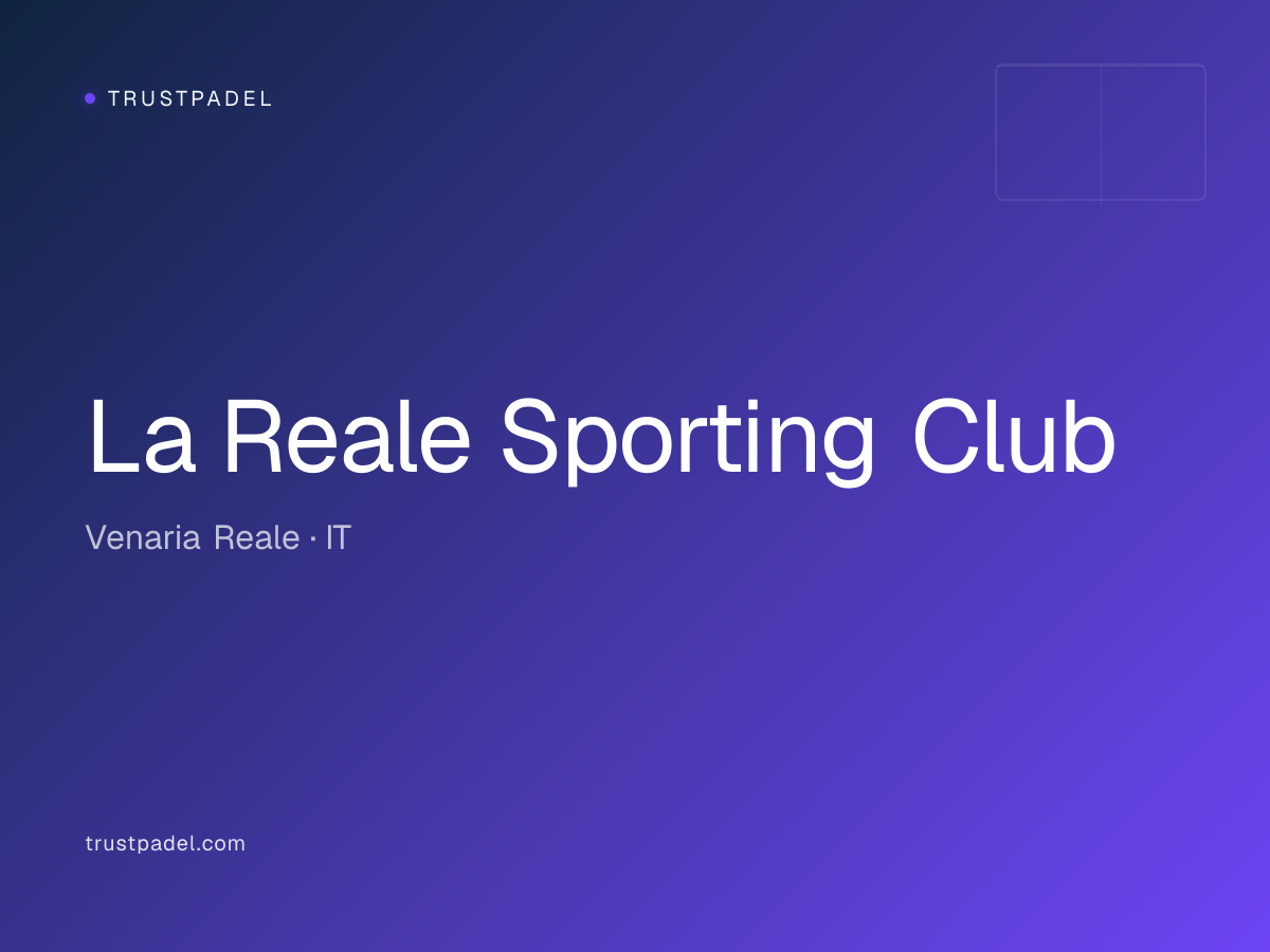 La Reale Sporting Club padel club