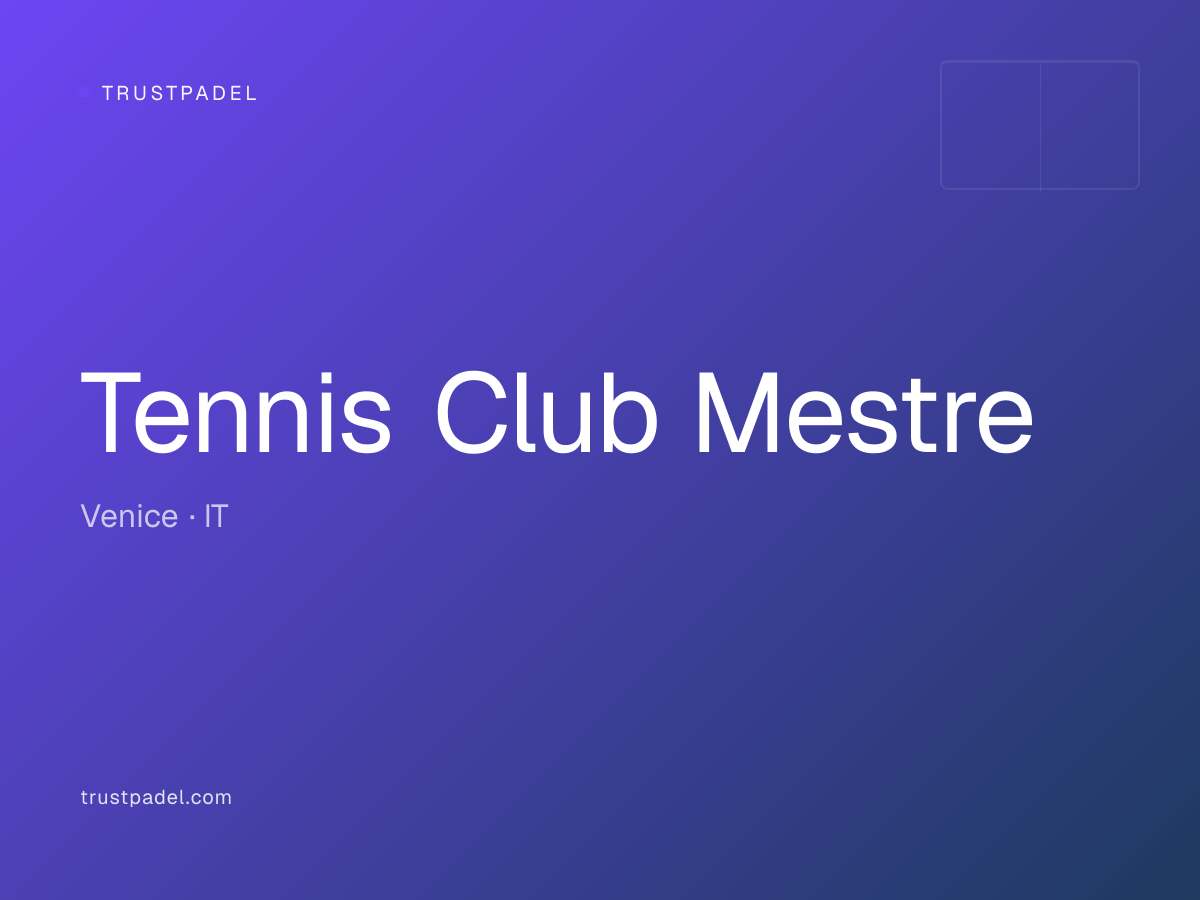 Tennis Club Mestre padel club
