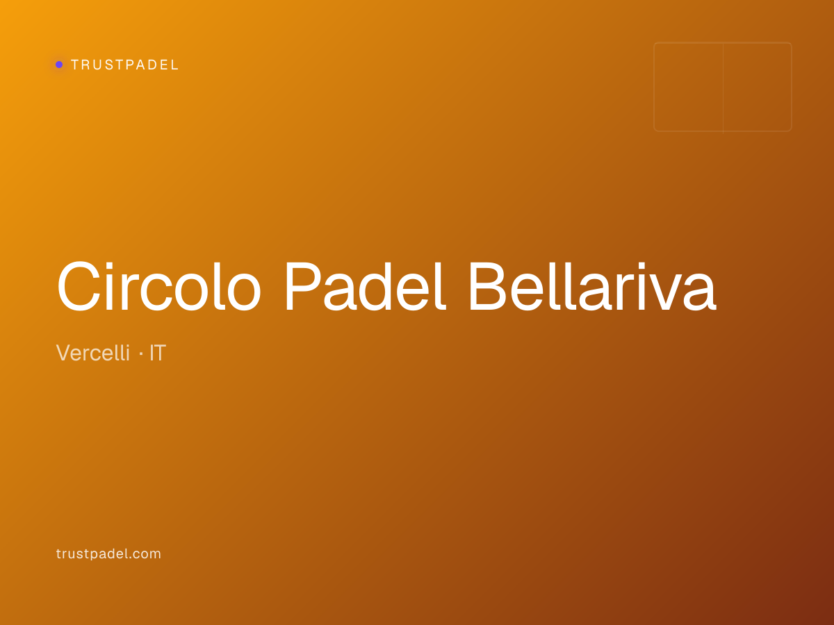 Circolo Padel Bellariva padel club