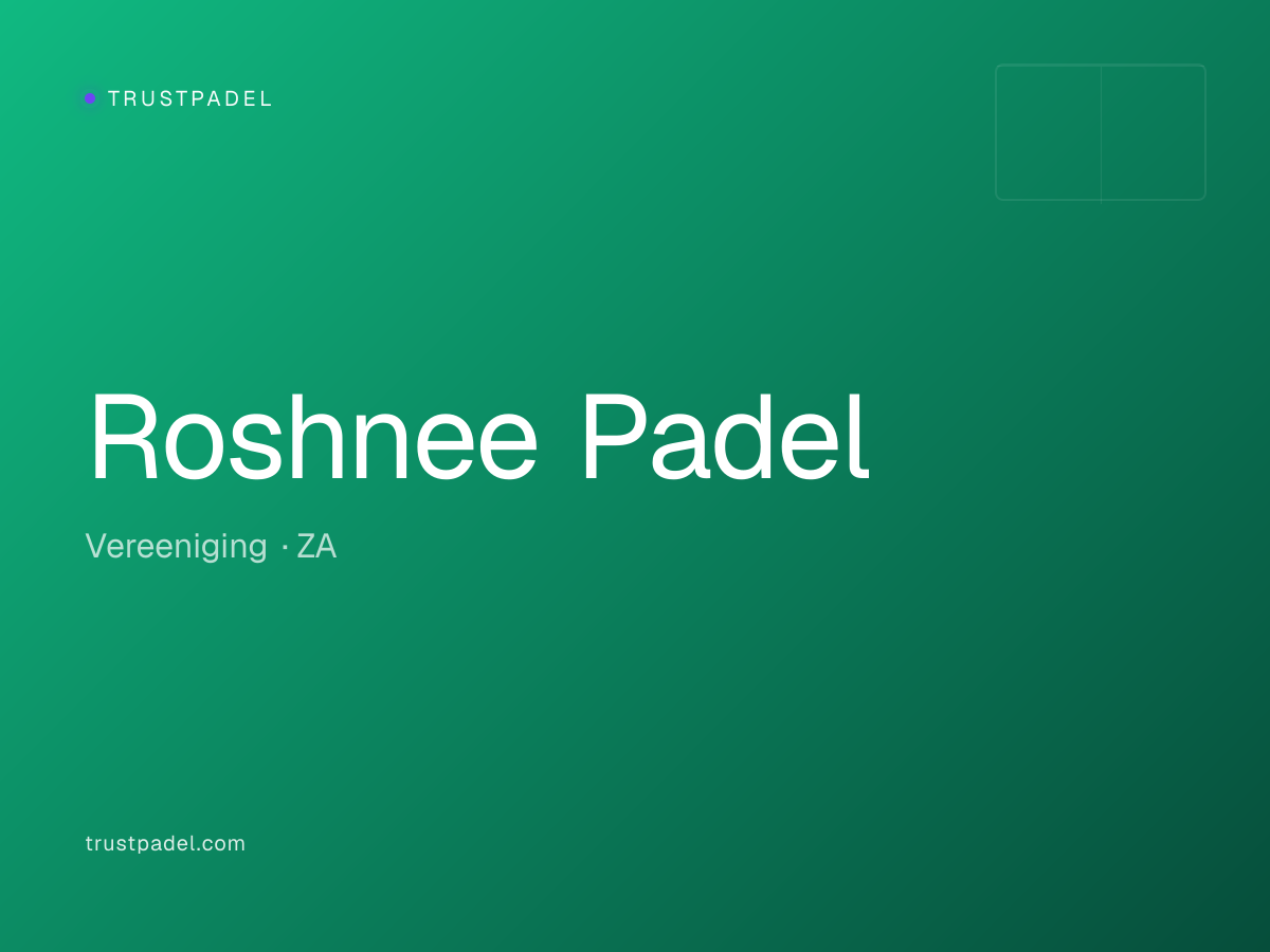 Roshnee Padel padel club