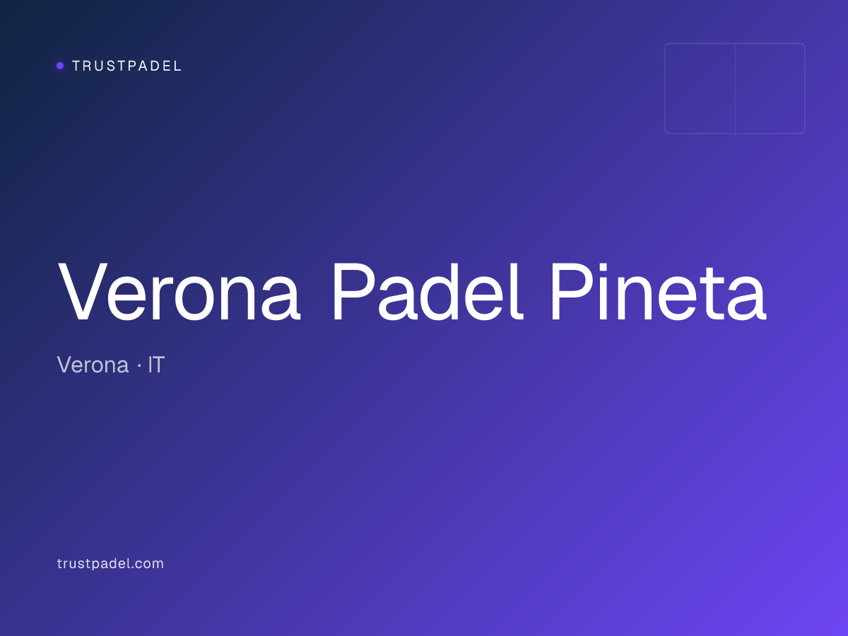 Verona Padel Pineta padel club