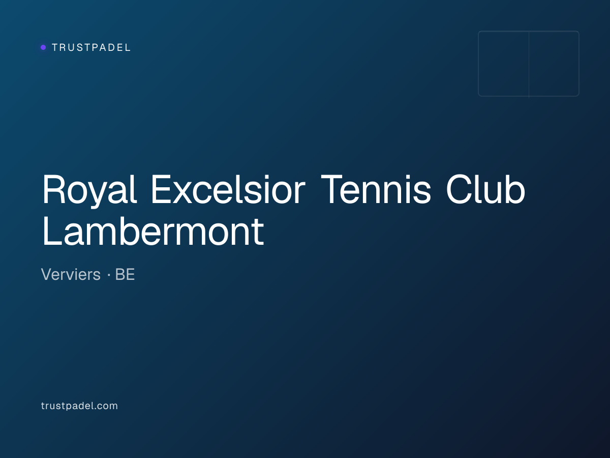 Royal Excelsior Tennis Club Lambermont padel club