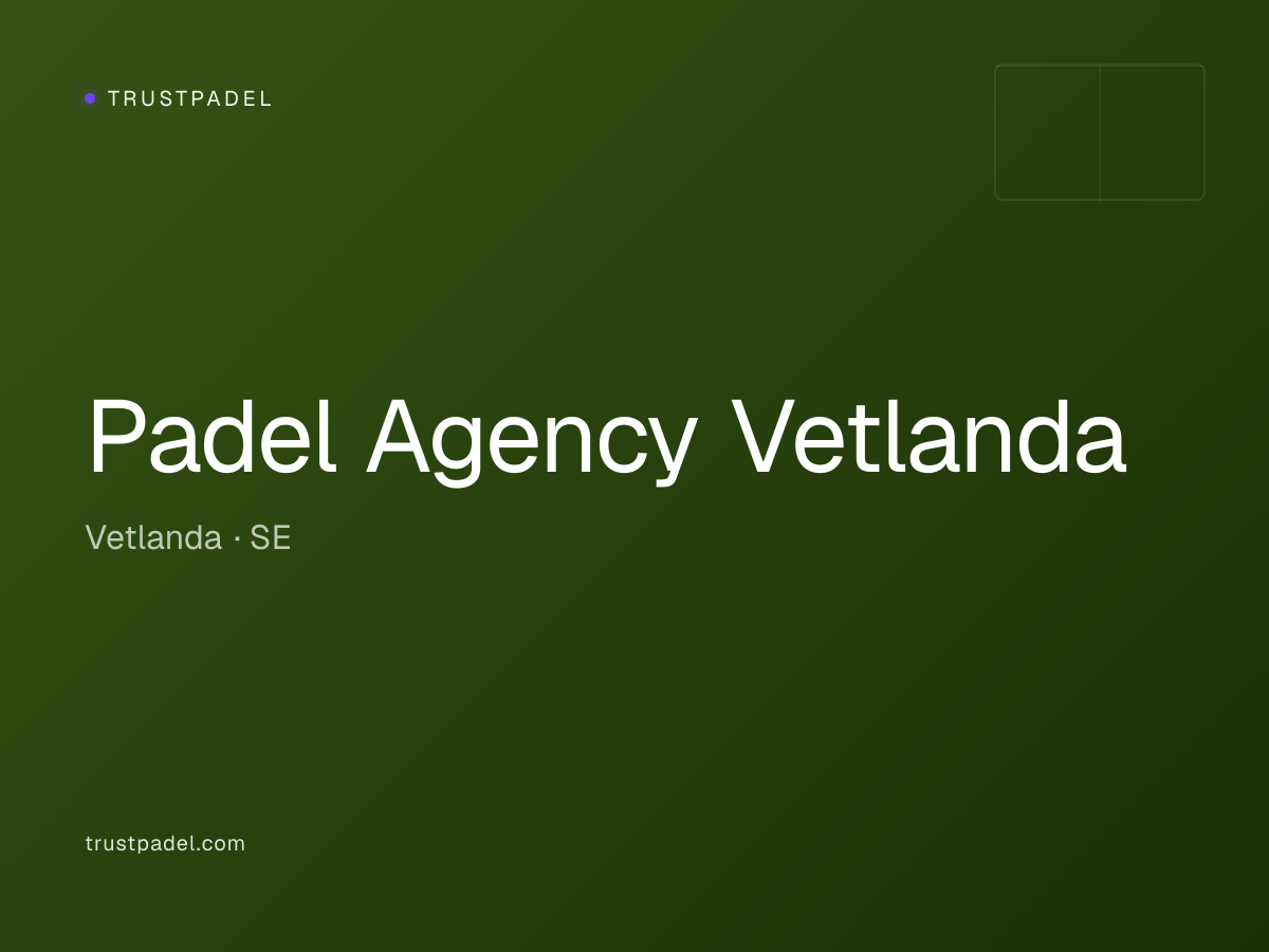 Padel Agency Vetlanda padel club