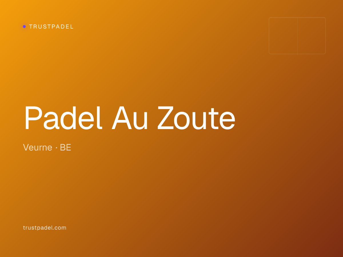 Padel Au Zoute padel club