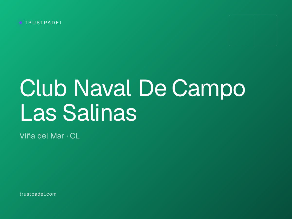 Club Naval De Campo Las Salinas padel club