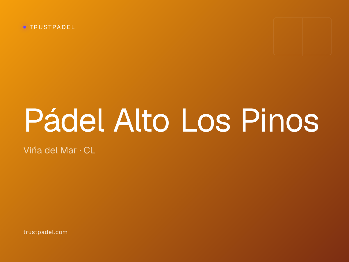 Pádel Alto Los Pinos padel club