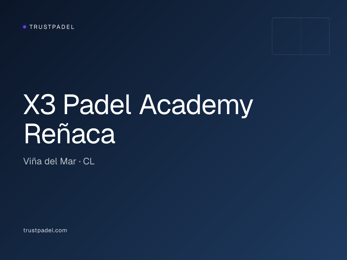X3 Padel Academy Reñaca padel club