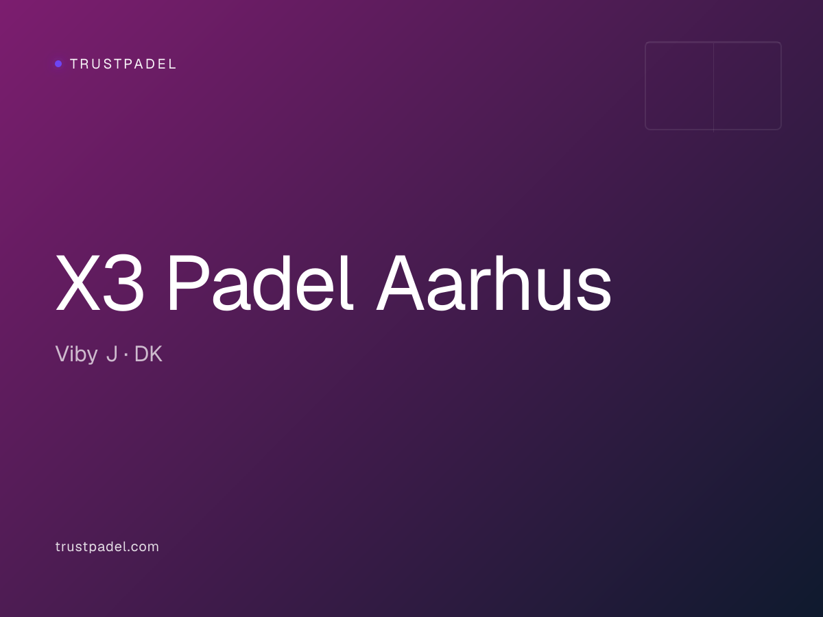 X3 Padel Aarhus padel club