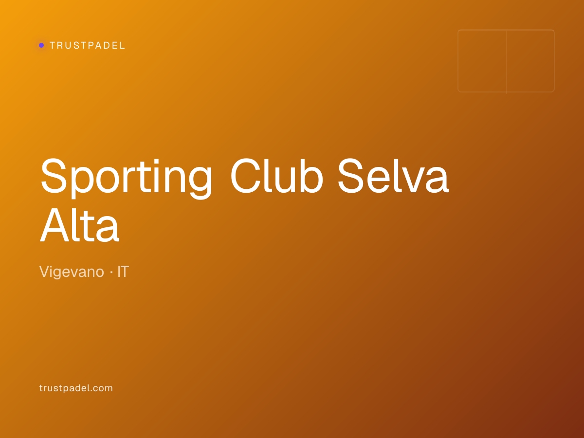 Sporting Club Selva Alta padel club