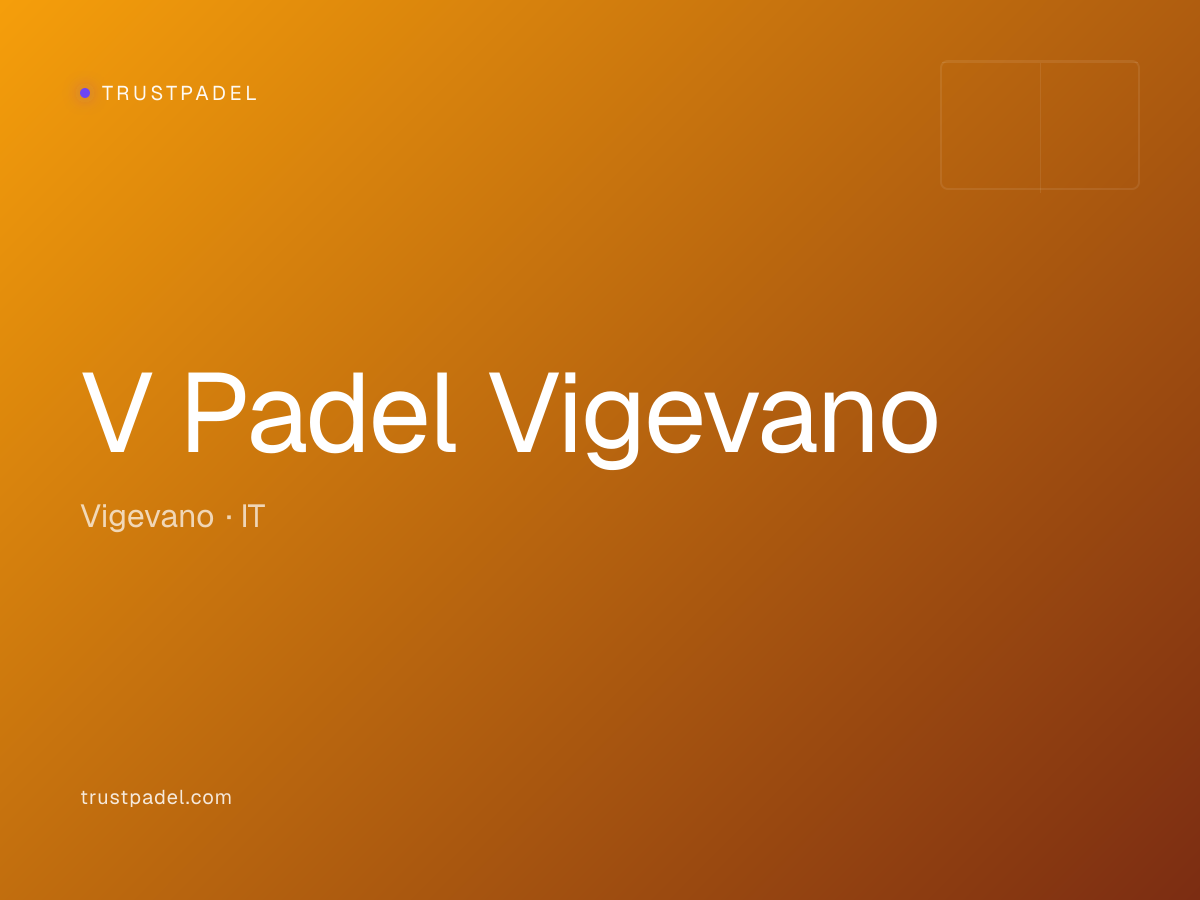 V Padel Vigevano padel club