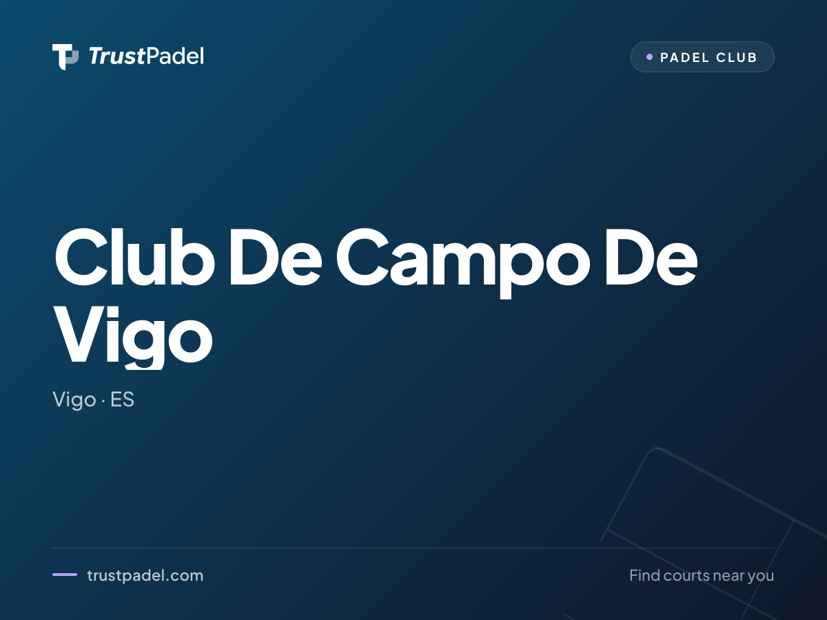 Club De Campo De Vigo padel club