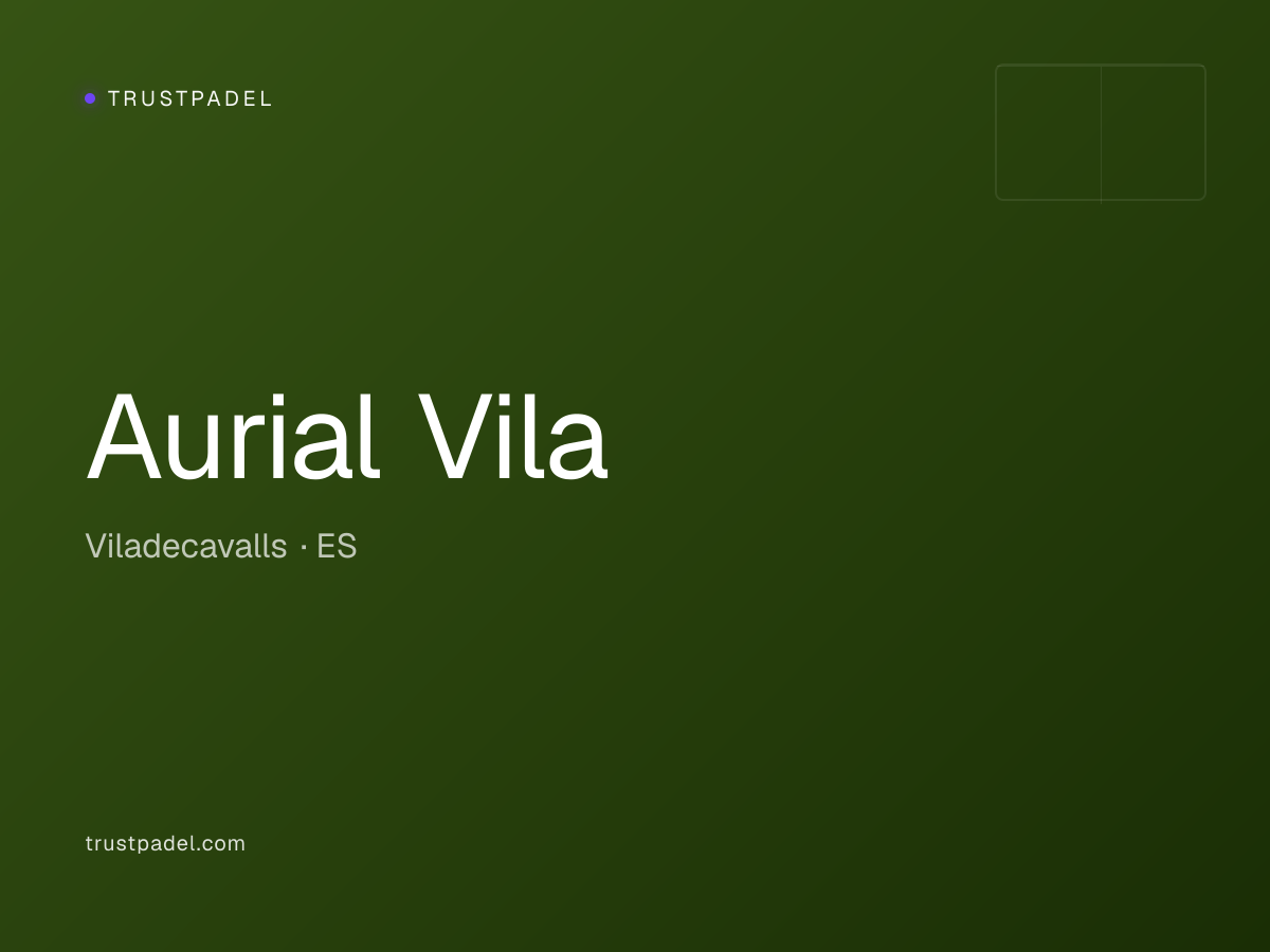 Aurial Vila padel club