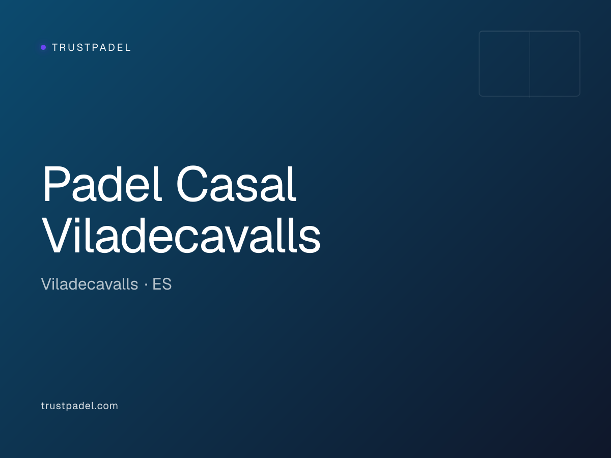 Padel Casal Viladecavalls padel club