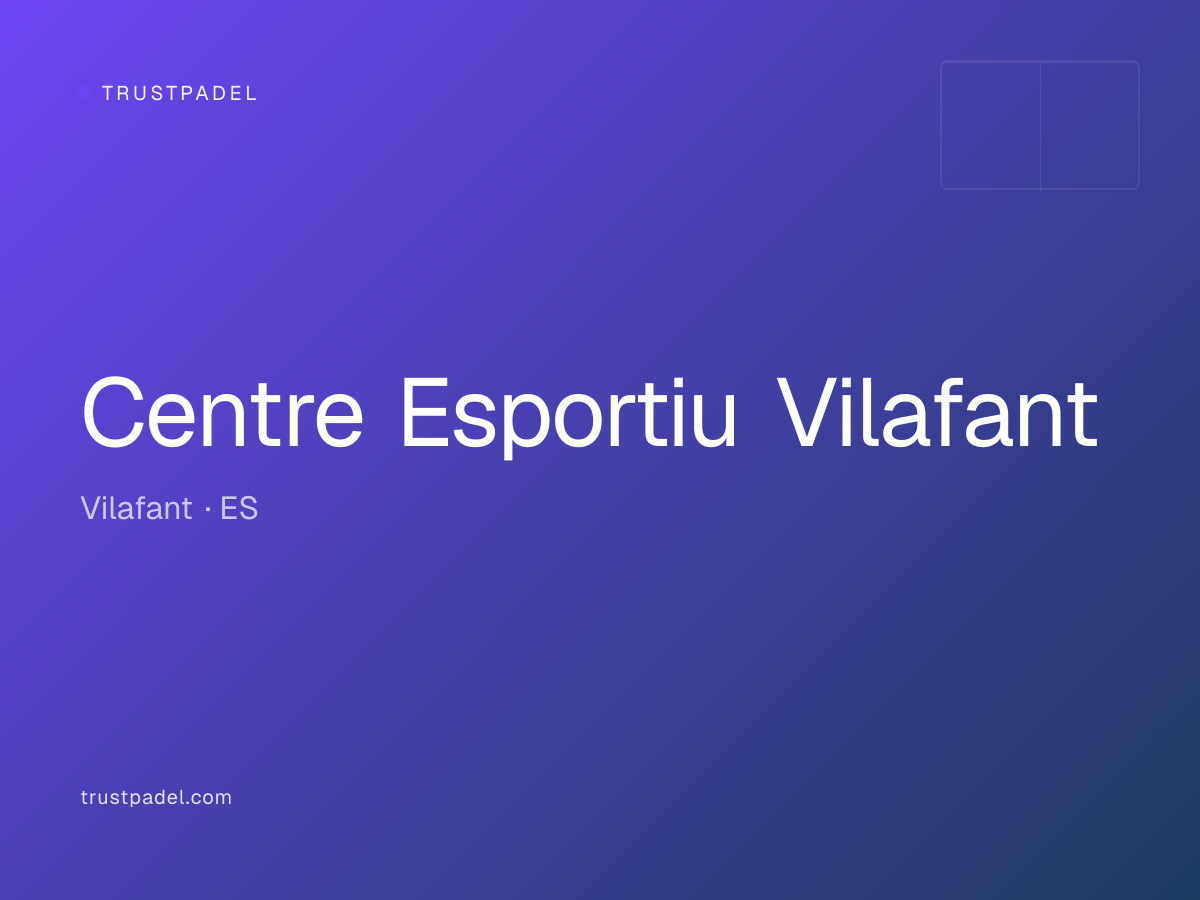 Centre Esportiu Vilafant padel club