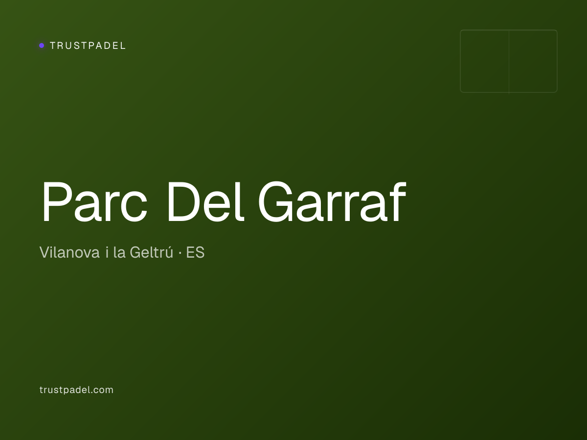 Parc Del Garraf padel club