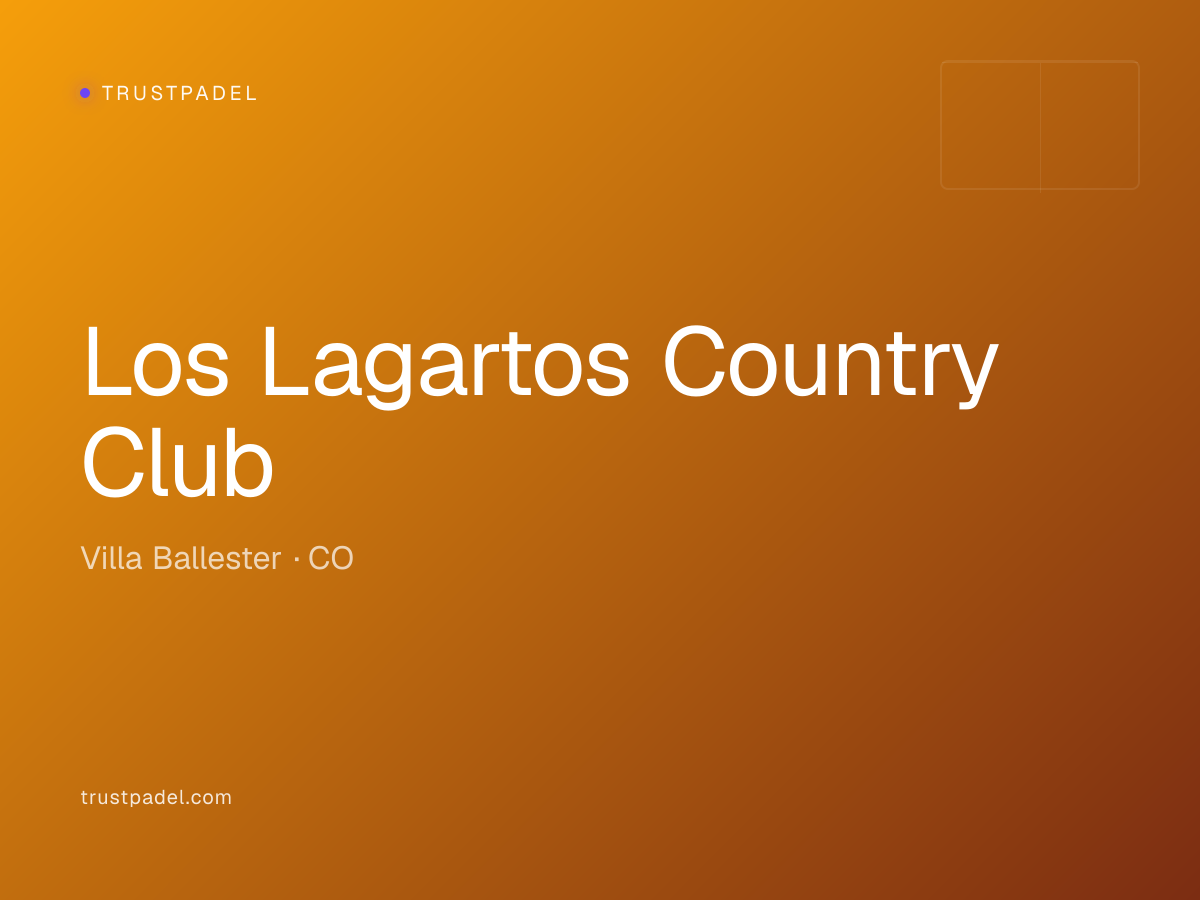 Los Lagartos Country Club padel club