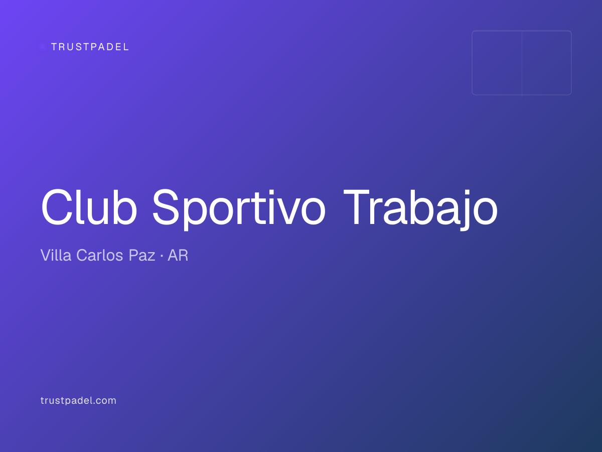 Club Sportivo Trabajo padel club