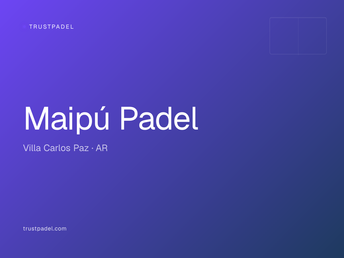 Maipú Padel padel club