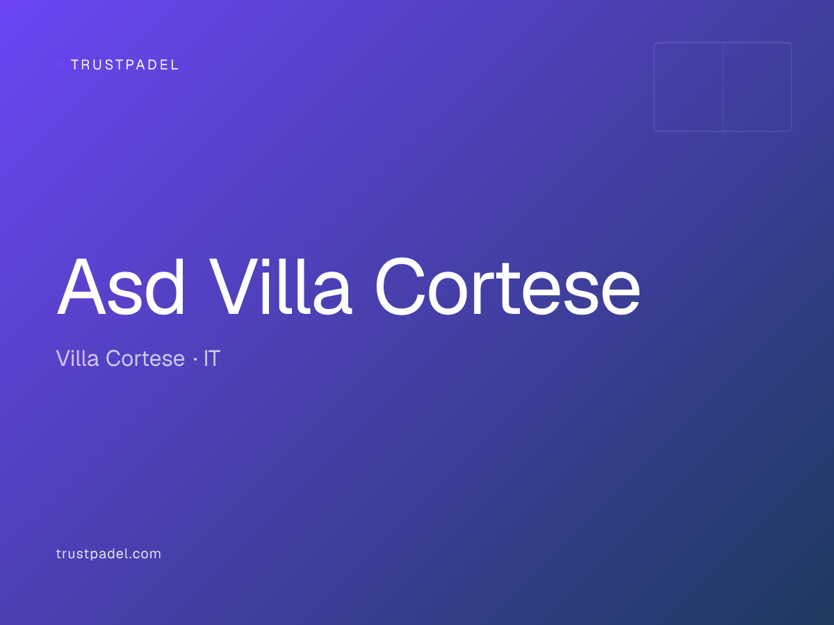 Asd Villa Cortese padel club