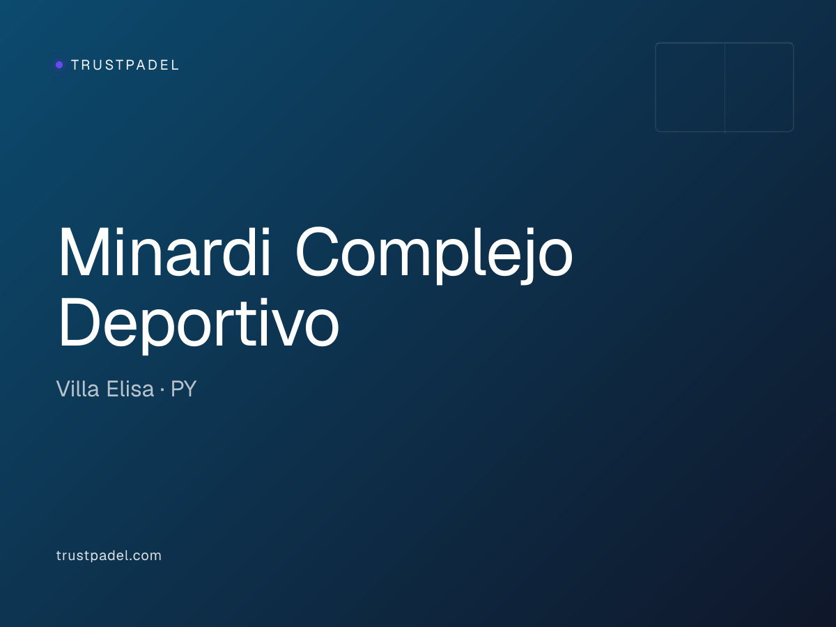 Minardi Complejo Deportivo padel club