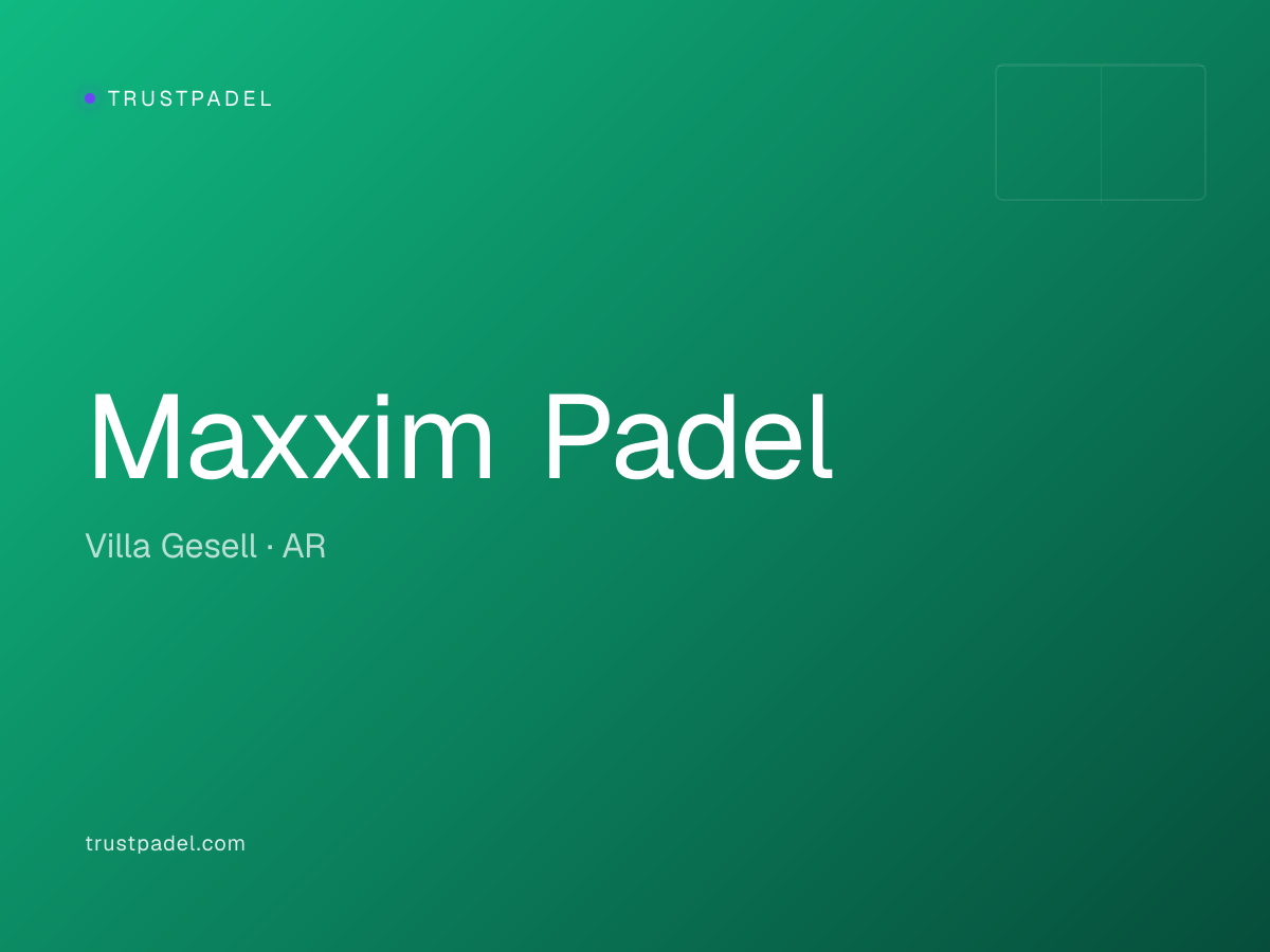 Maxxim Padel padel club