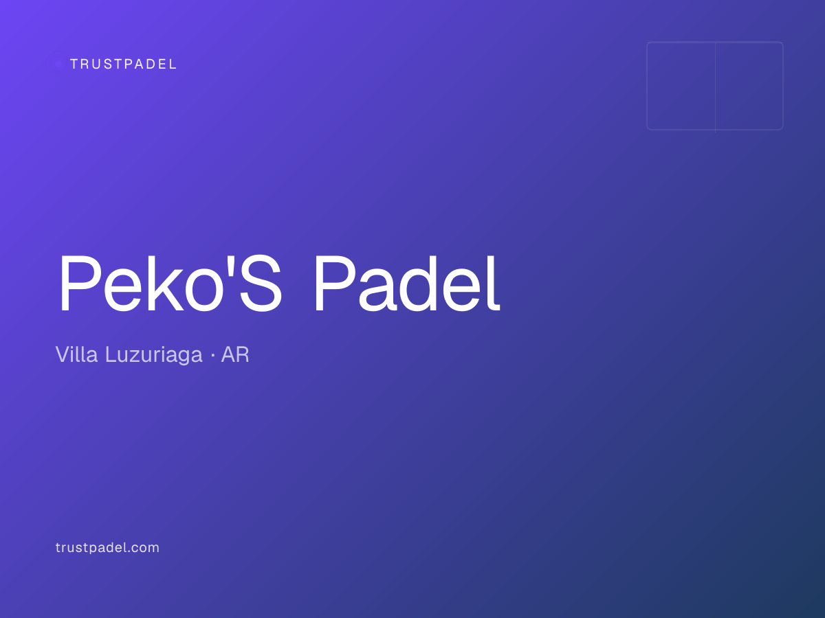 Peko'S Padel padel club