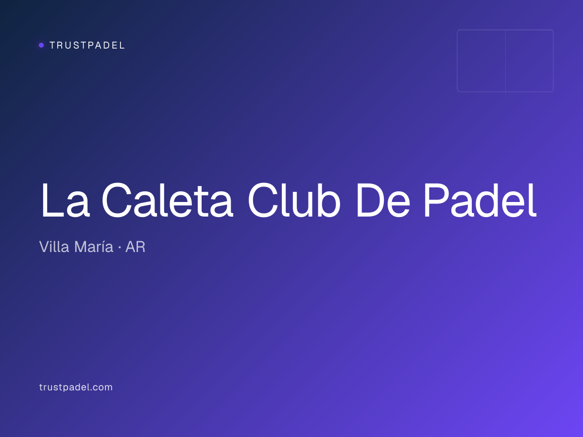 La Caleta Club De Padel padel club